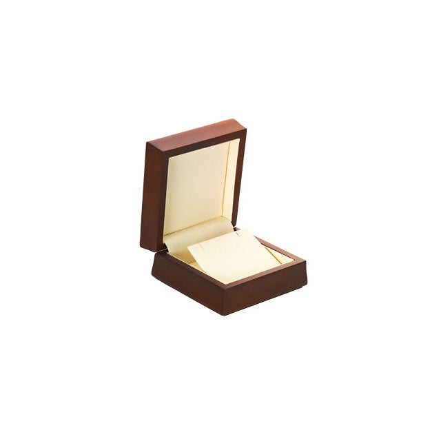 Amber Wood Pendant or Earring Box