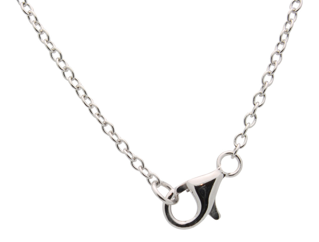 Sideways Cross Necklace in Solid Sterling Silver With Gift Set