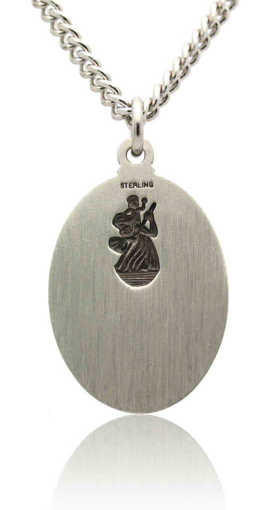 Small St. Christopher Medal Necklace | St. Patrick's Guild